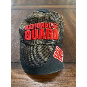 Dale Earnhardt Jr National Guard 88 Camo Trucker Hat Baseball Cap NASCAR
